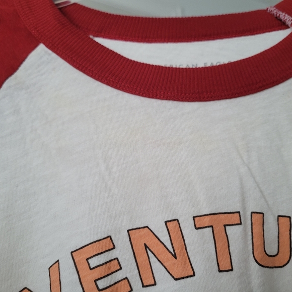 American Eagle Race Car Print Raglan, Size XL - Picture 4 of 7